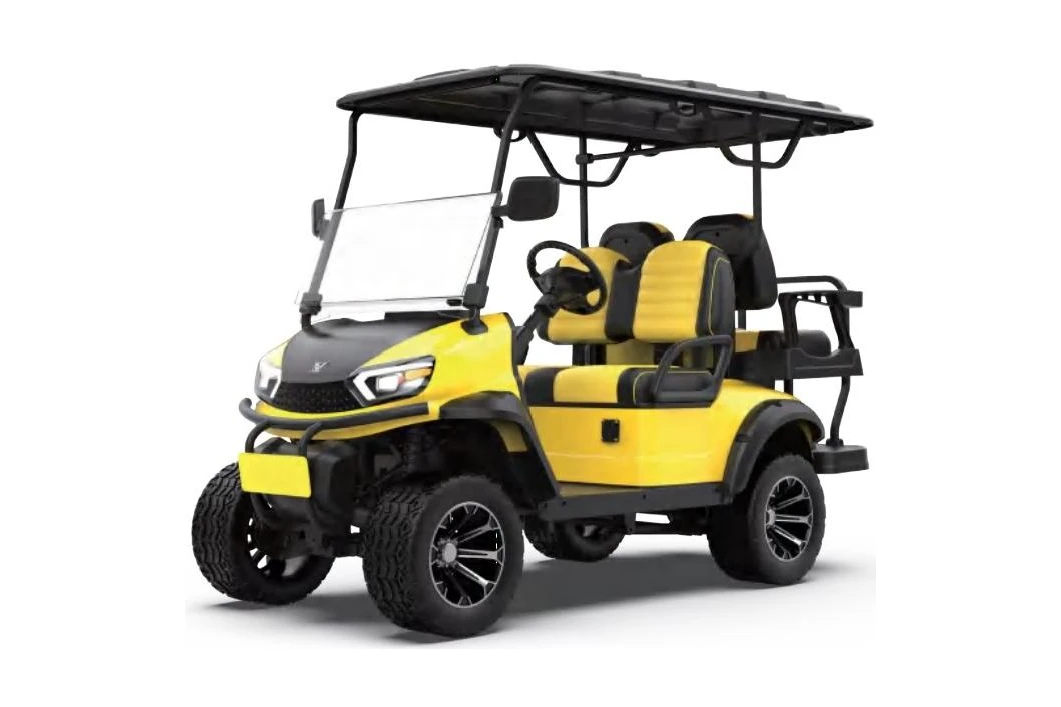 Elf 1 Yellow 2+2 Seat Golf Cart