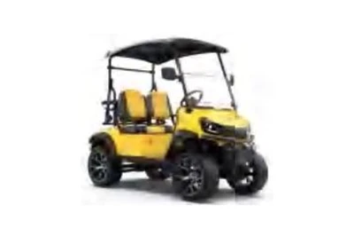 Elf 5 Yellow Two Seat Golf Cart